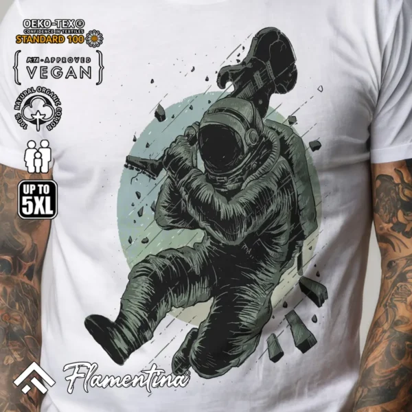 Astronaut Guitar T-Shirt - Image 5