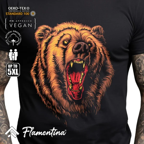 Angry Bear T-Shirt - Image 2