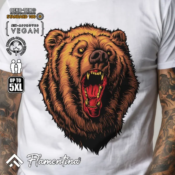 Angry Bear T-Shirt - Image 5