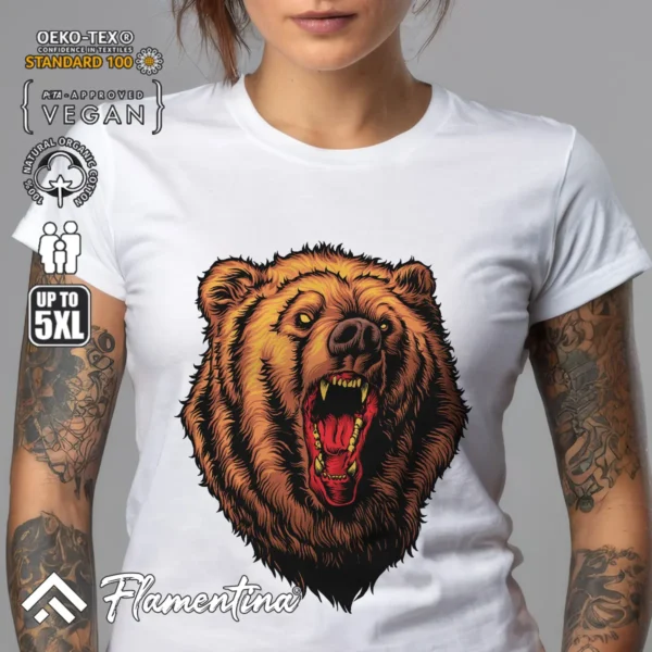 Angry Bear T-Shirt - Image 6