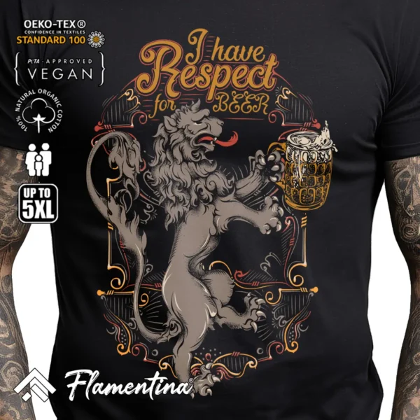 Beer Lion T-Shirt - Image 2