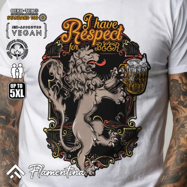 Beer Lion T-Shirt - Image 5