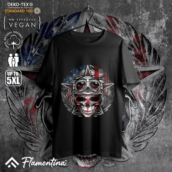 Air Force Skull T-Shirt - Image 8