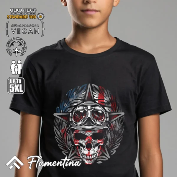 Air Force Skull T-Shirt - Image 4