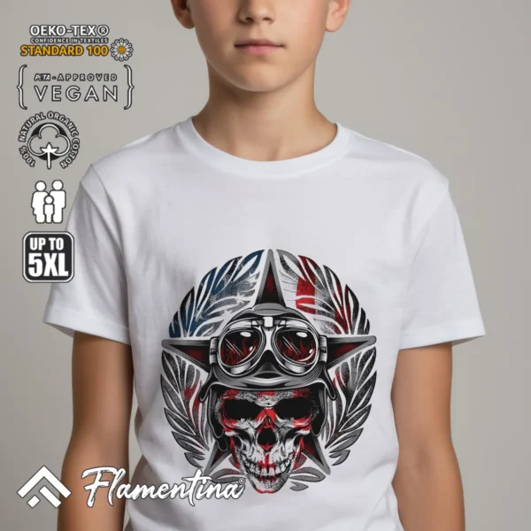 Air Force Skull T-Shirt - Image 7