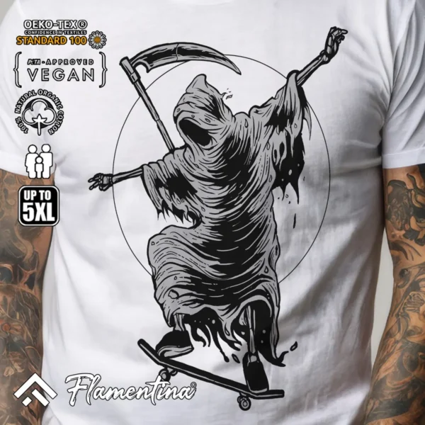 Reaper Skater T-Shirt - Image 5