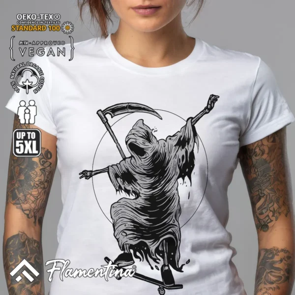 Reaper Skater T-Shirt - Image 6