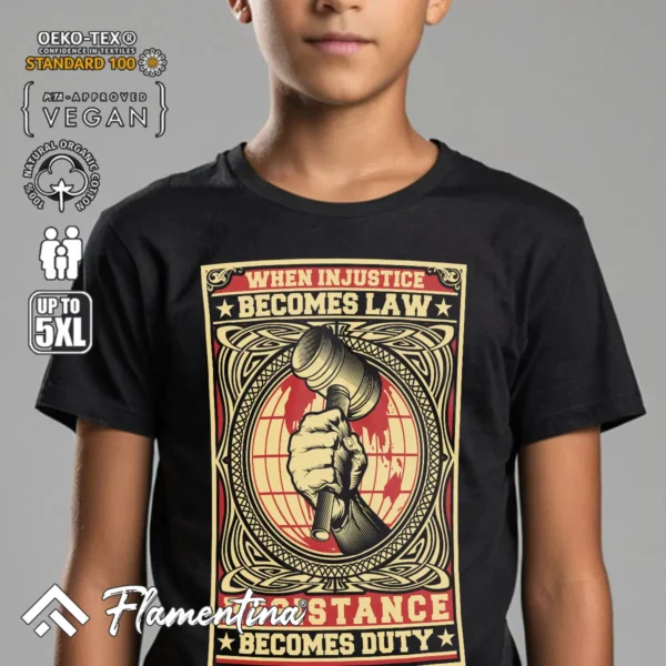 Injustice Law Resistance T-Shirt - Image 4