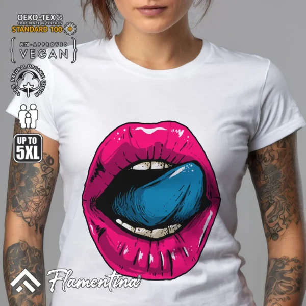 Sexy Lips T-Shirt - Image 6