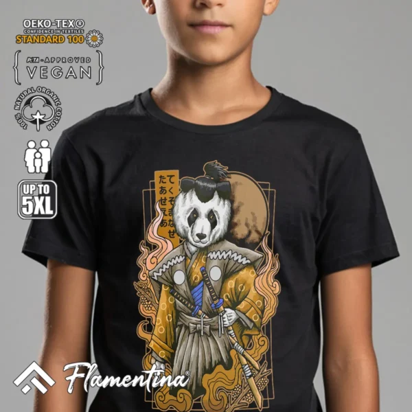 Samurai Panda T-Shirt - Image 4