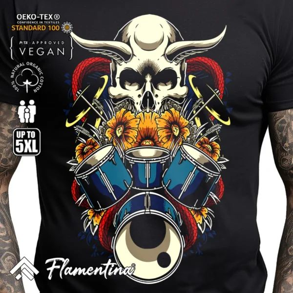 Drums From Hell T-Shirt - Image 2