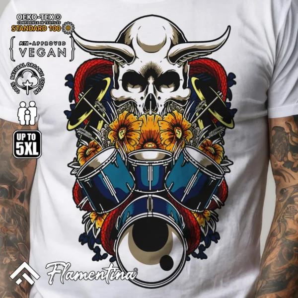 Drums From Hell T-Shirt - Image 5