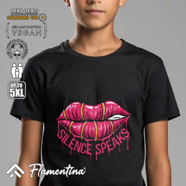 Silence Speaks T-Shirt - Image 4