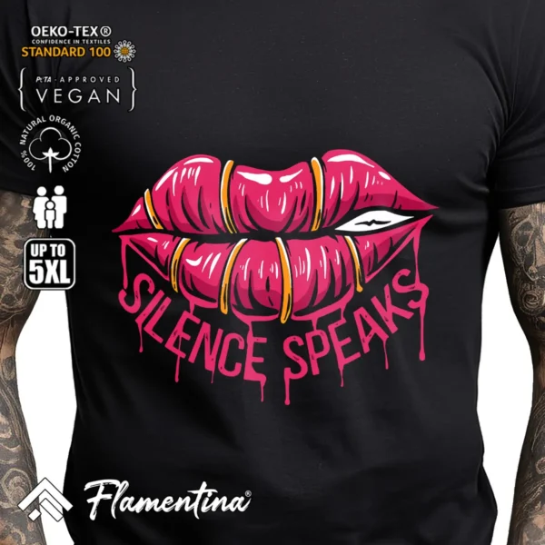 Silence Speaks T-Shirt - Image 2