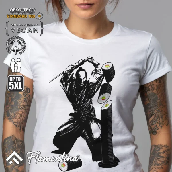 Sushi Samurai T-Shirt - Image 6