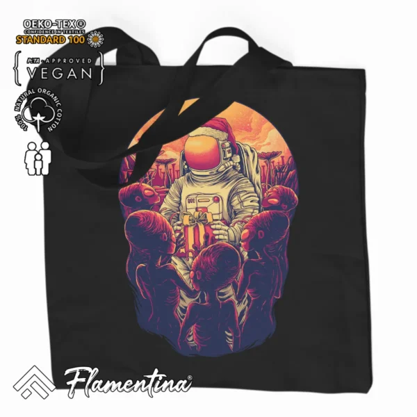 Alien Planet Organic Tote Bag