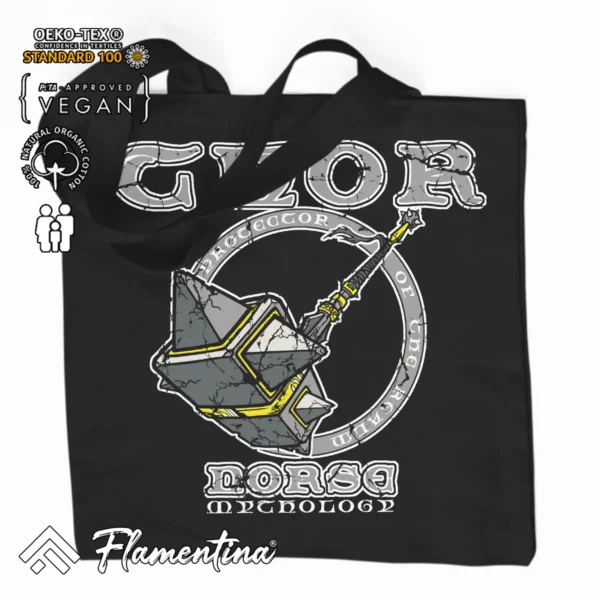 Thors Hammer Organic Tote Bag