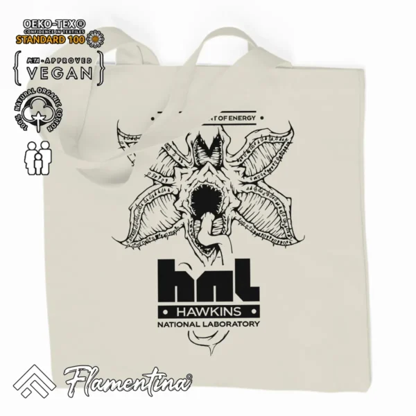 Hawkins National Lab Organic Tote Bag - Image 2