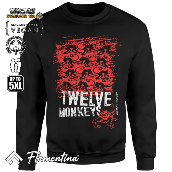 Twelve Monkeys Sweatshirt Hoodie - Image 4