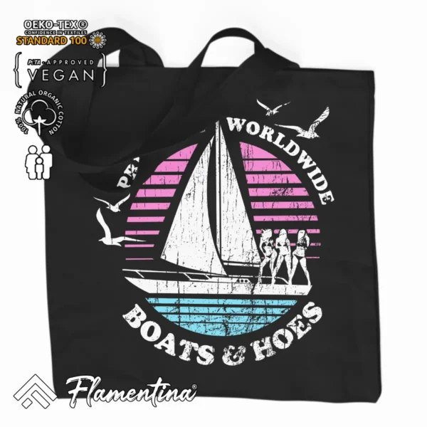 Boats N Hoes Organic Tote Bag