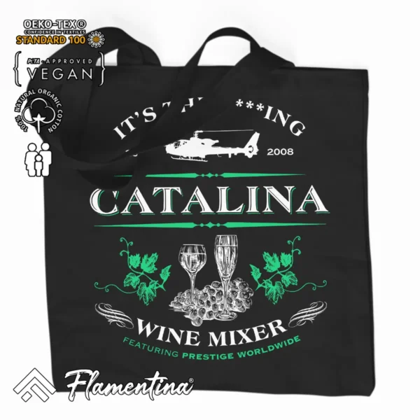 Catalina Wine Mixer Organic Tote Bag