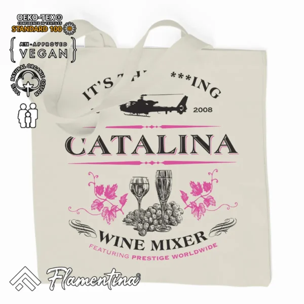 Catalina Wine Mixer Organic Tote Bag - Image 2