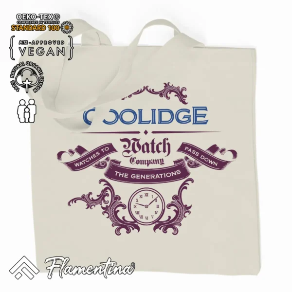 Coolidge Watch Co Organic Tote Bag - Image 2