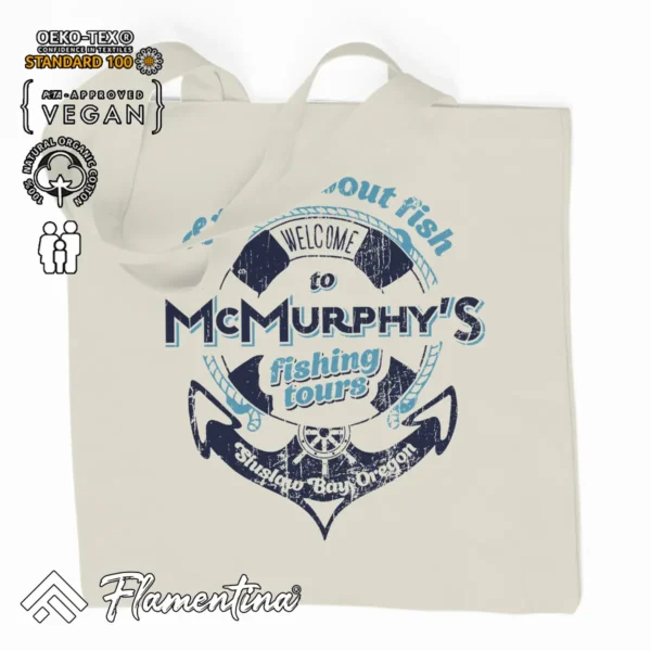 Mcmurphy Fishing Organic Tote Bag - Image 2