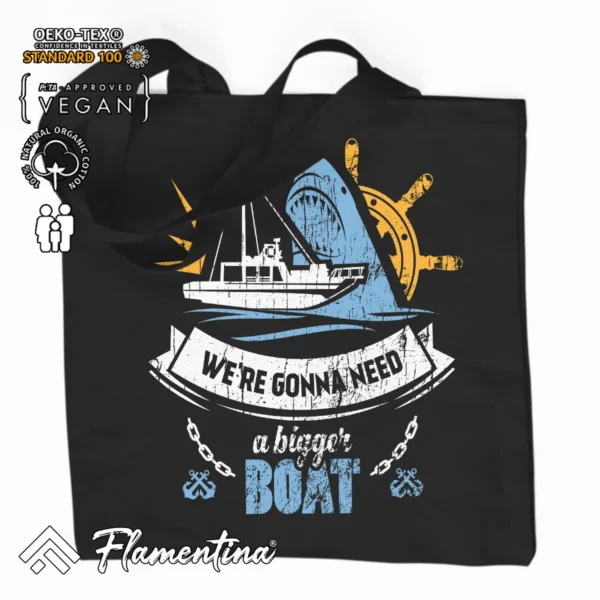 Bigger Boat Organic Tote Bag