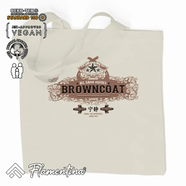 Browncoat Organic Tote Bag - Image 2