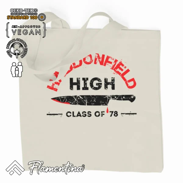 Haddonfield High Organic Tote Bag - Image 2