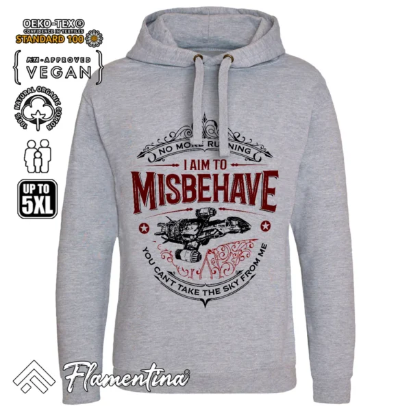 I Aim To Misbehave Sweatshirt Hoodie - Image 6