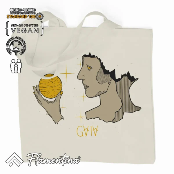 Gaia Organic Tote Bag - Image 2