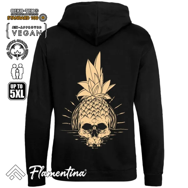 Pineapple Skull Sweatshirt Hoodie - Image 3