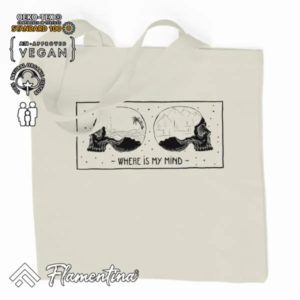 Where Is My Mind Organic Tote Bag - Image 2