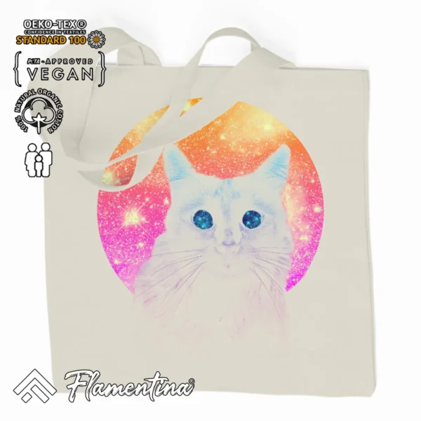 All I Can See Is Space Organic Tote Bag - Image 2