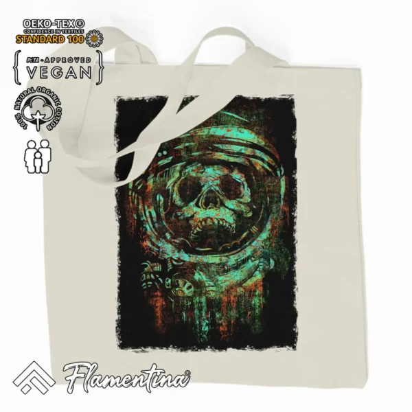 Astroskull Organic Tote Bag - Image 2