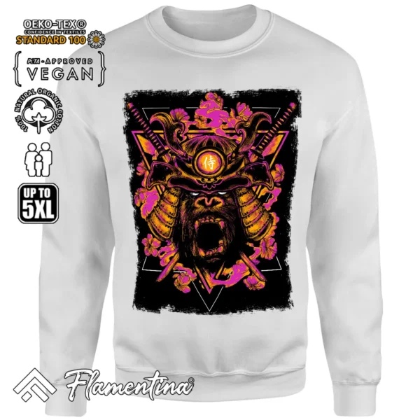 Samurai Ape Sweatshirt Hoodie - Image 7