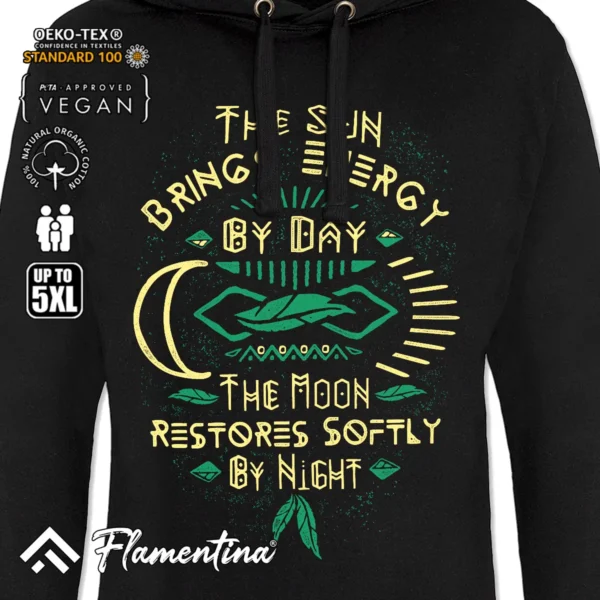 Sun Brings Moon Restores Sweatshirt Hoodie - Image 2