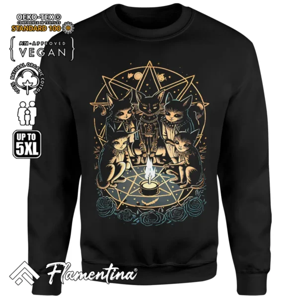 Cat Cult Sweatshirt Hoodie - Image 4