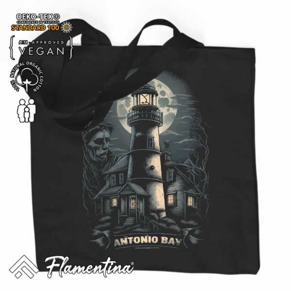 Antonio Bay Lighthouse Organic Tote Bag