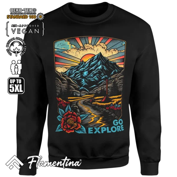 Go Explore Sweatshirt Hoodie - Image 4