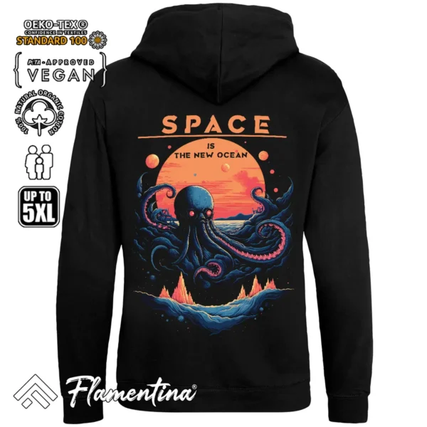 Octopus Sunset Sweatshirt Hoodie - Image 3