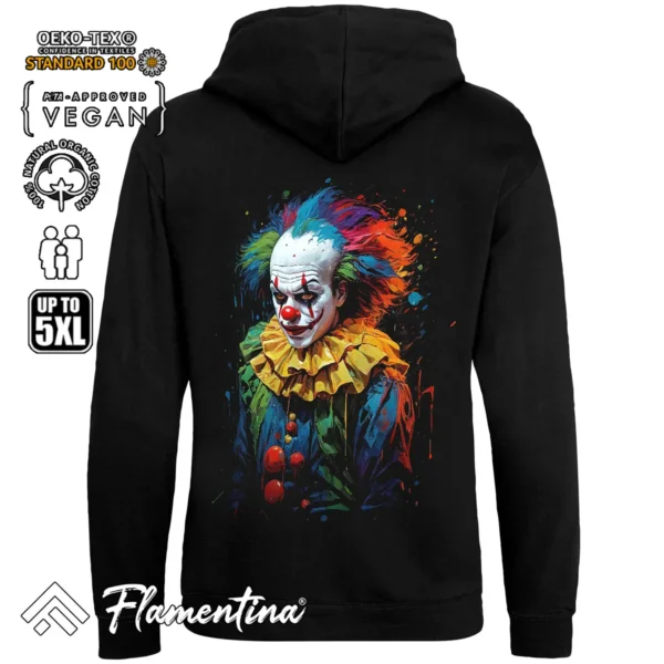 Colourful Clown Sweatshirt Hoodie - Image 3