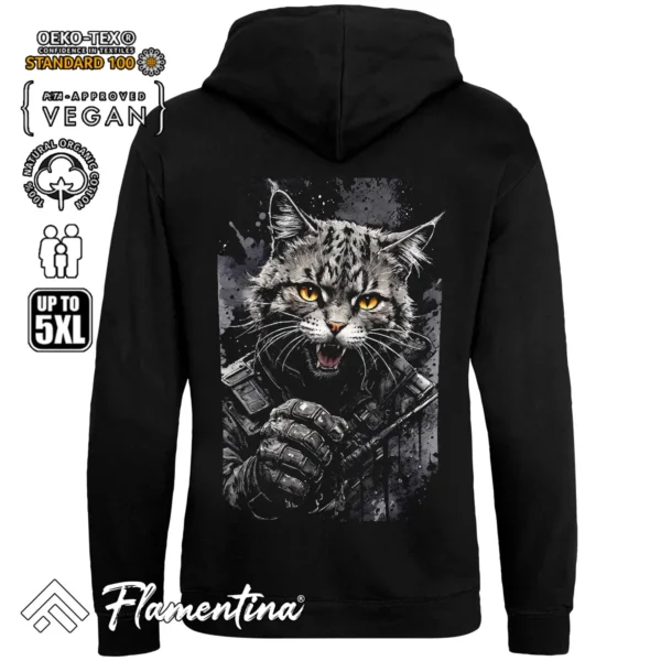 Cat Rocker Sweatshirt Hoodie - Image 3
