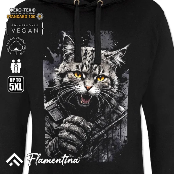 Cat Rocker Sweatshirt Hoodie - Image 2