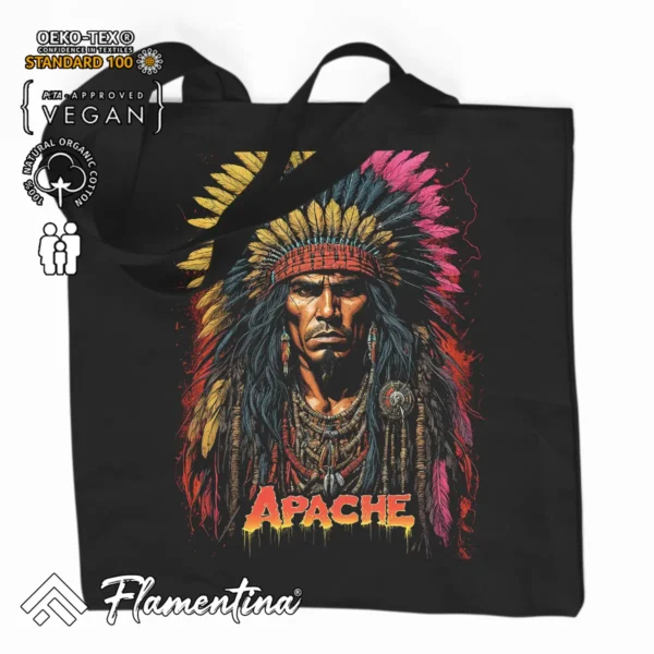 Apache Indian Organic Tote Bag