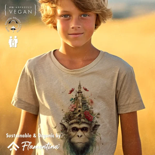 Monkey Castle T-Shirt - Image 5