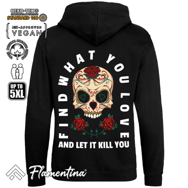 Skull Love Sweatshirt Hoodie - Image 3