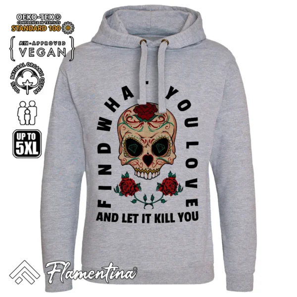 Skull Love Sweatshirt Hoodie - Image 5